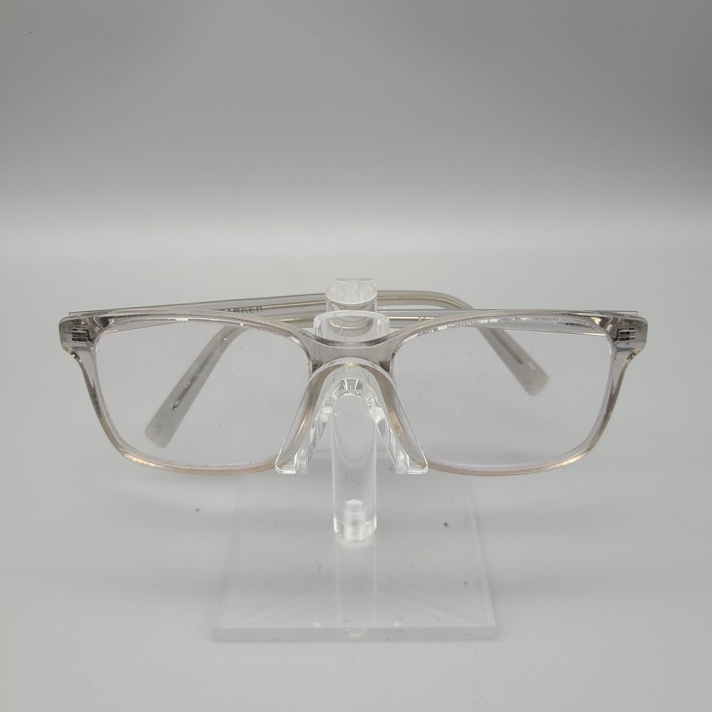 Warby Parker Brady M 165 Eyeglasses Clear Crystal Rectangular Frames 53-17-145